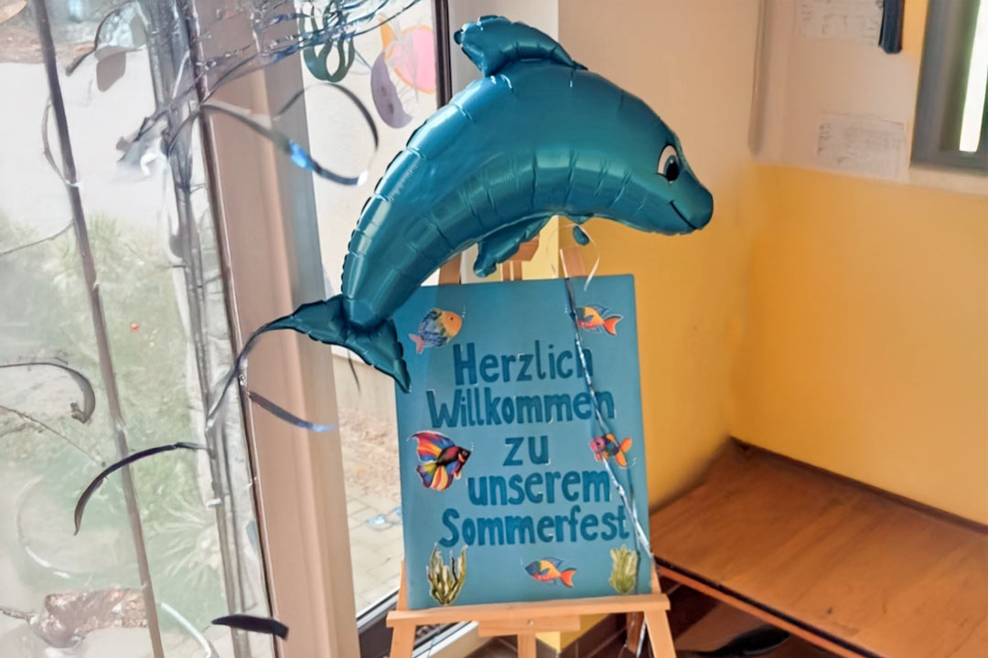 Herzlich willkommen zum Sommerfest, in der Kita Blumenwiese.